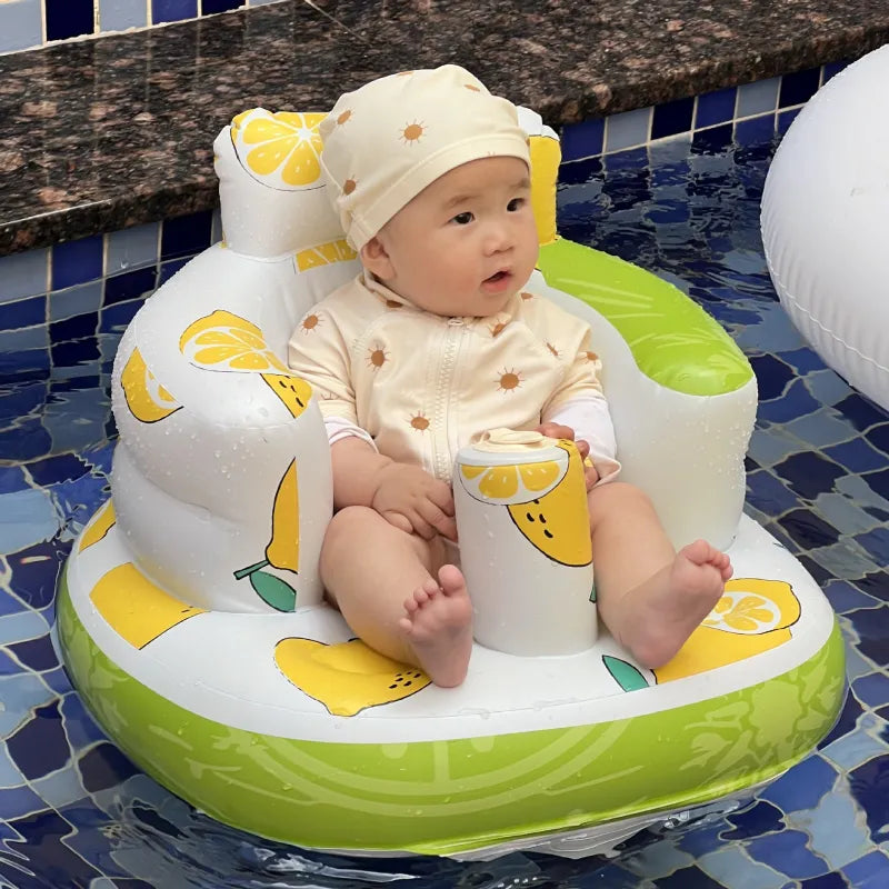 Silla Hinchable para Bebé – Asiento Multifunción para Comidas y Baño