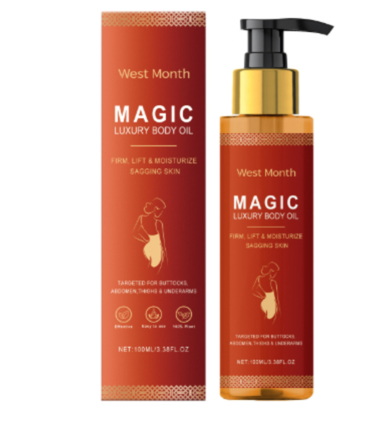 Aceite Corporal Mágico – Brillo, Hidratación y Efecto Satinado para la Piel