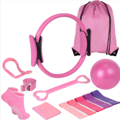 Set Completo de Yoga y Pilates 13 Piezas – Kit de Entrenamiento para Casa