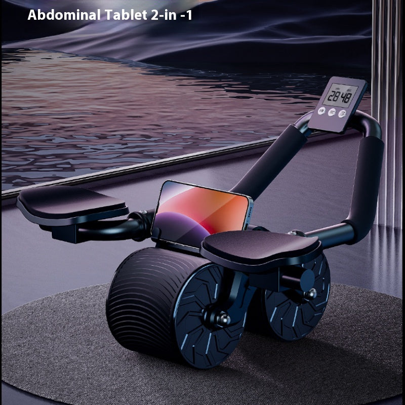 Rueda Abdominal con Rebote Automático – Entrenamiento Core Seguro y Eficaz