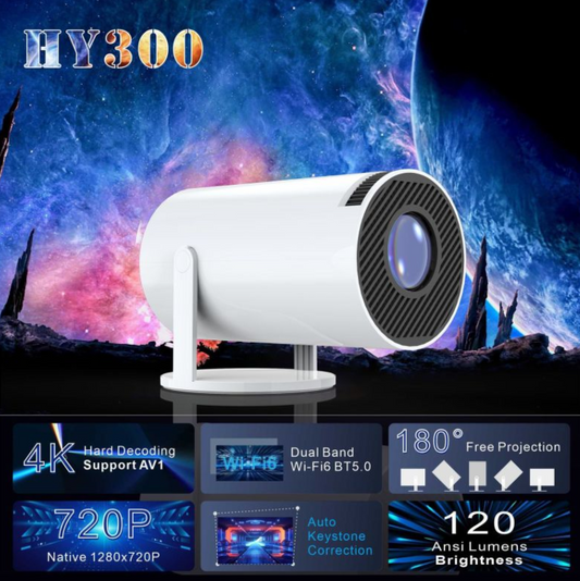 Proyector Portátil Compacto – Mini Proyector para Casa, Viajes y Presentaciones
