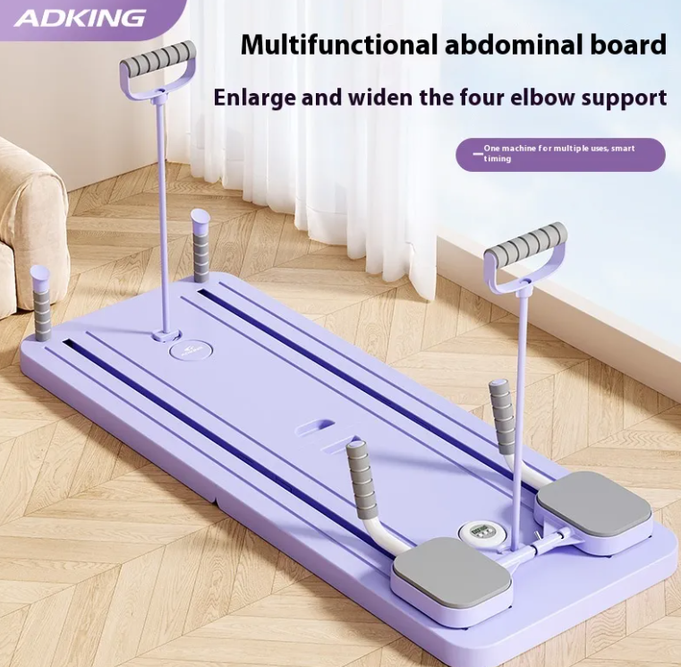 Rueda Abdominal con Tabla de Fitness para Casa – Entrenamiento Core Completo