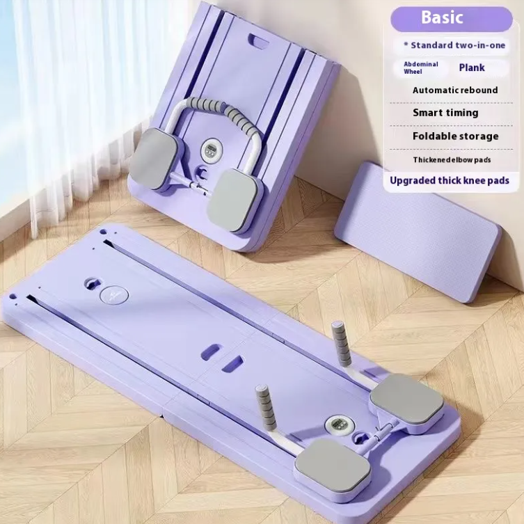 Rueda Abdominal con Tabla de Fitness para Casa – Entrenamiento Core Completo