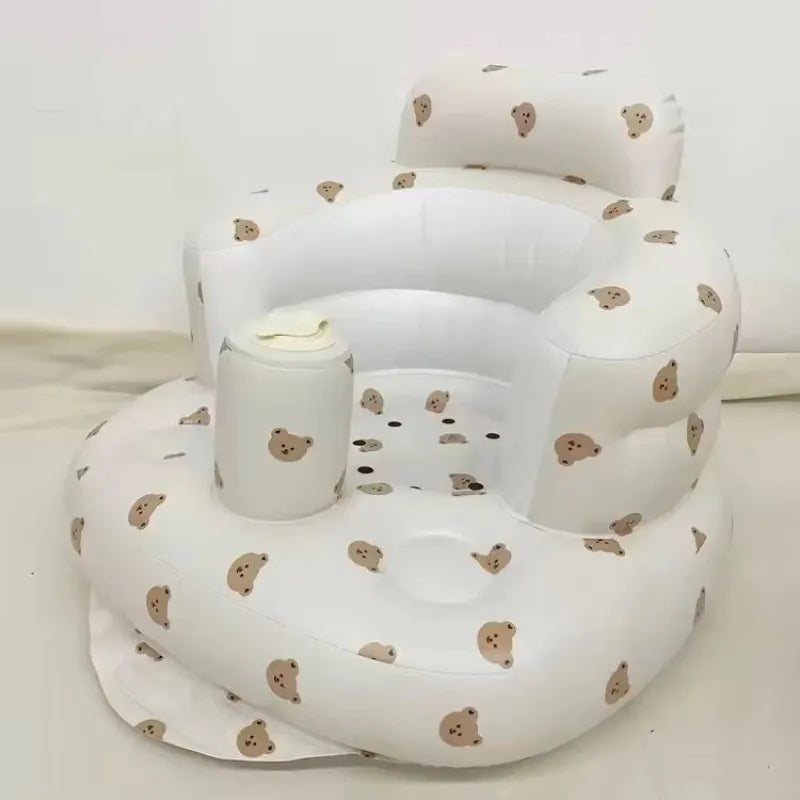 Silla Hinchable para Bebé – Asiento Multifunción para Comidas y Baño