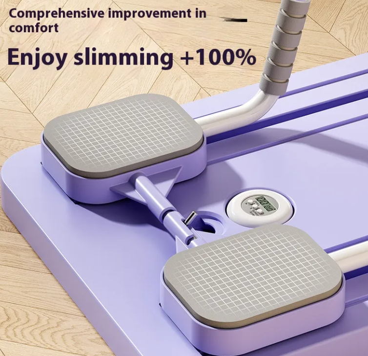 Rueda Abdominal con Tabla de Fitness para Casa – Entrenamiento Core Completo