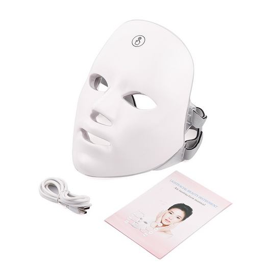Dispositivo Facial de Rejuvenecimiento Cutaneo con Fototerapia LED – Piel Firme y Luminosa