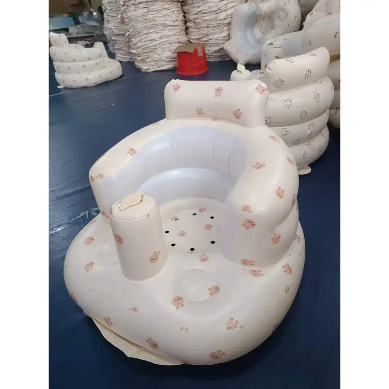 Silla Hinchable para Bebé – Asiento Multifunción para Comidas y Baño