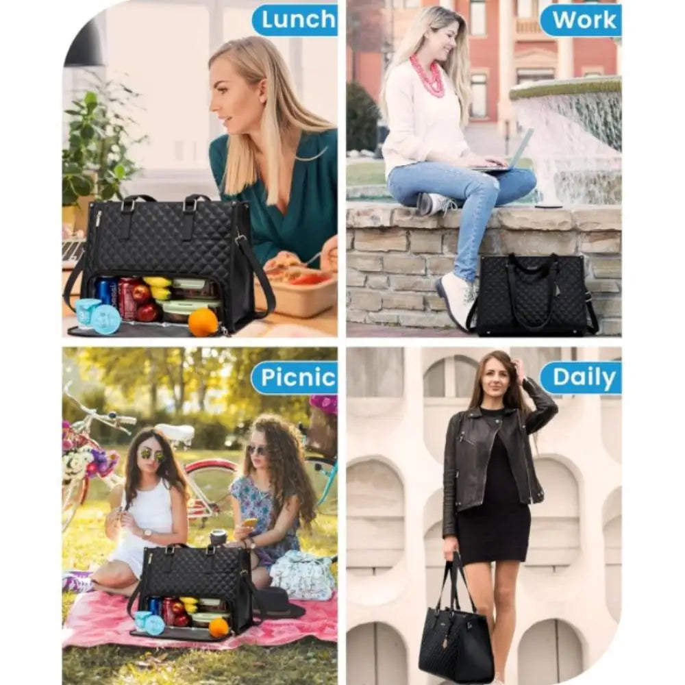 Bolsa Térmica para Mujer – Fiambrera Aislante Elegante para Trabajo y Viaje