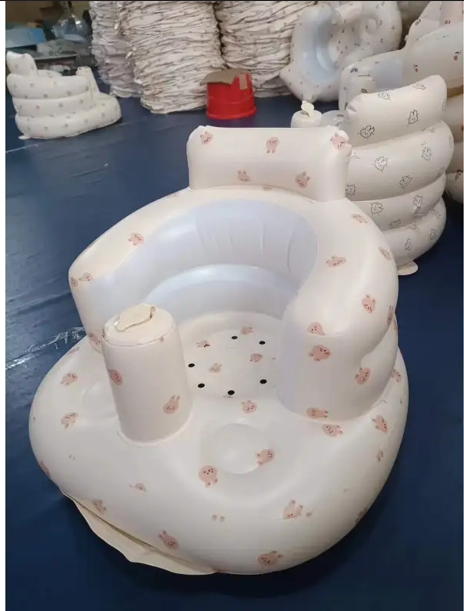 Silla Hinchable para Bebé – Asiento Multifunción para Comidas y Baño
