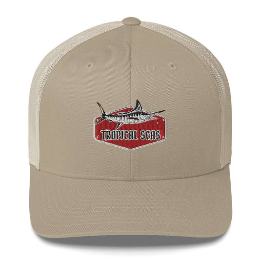 Gorra Trucker Tropical Marlin – Gorra de Verano Estilo Surf y Playa