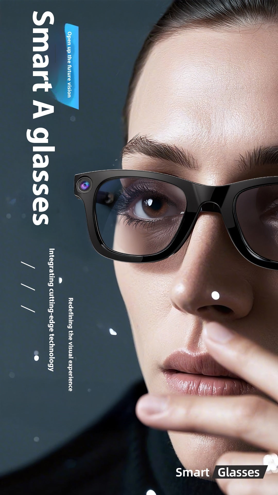 Gafas Inteligentes con Cámara AI – Graba, Fotografa y Conecta con tu Móvil
