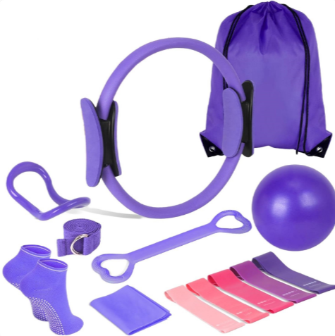 Set Completo de Yoga y Pilates 13 Piezas – Kit de Entrenamiento para Casa