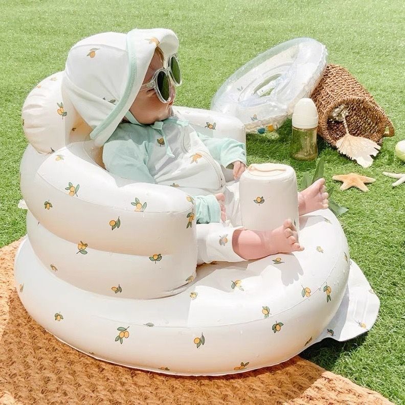 Silla Hinchable para Bebé – Asiento Multifunción para Comidas y Baño