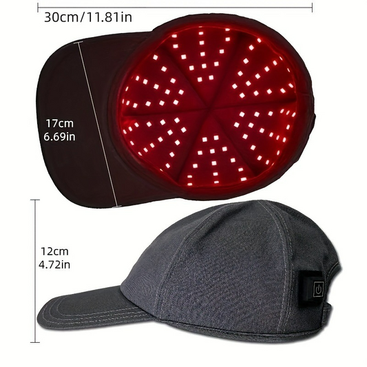 Gorro de Fototerapia con Luz Roja – Estimula el Crecimiento del Cabello